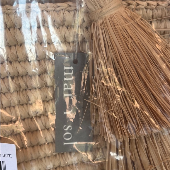 NWT Mar Y Sol
Juliana Raffia Open Tote Elegant Natural Straw Tote Bag - Picture 2 of 8